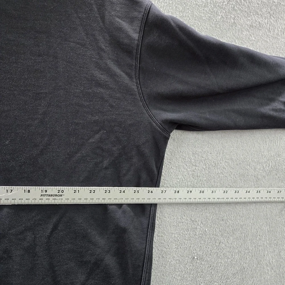 Lululemon Women Sweatshirt 10 Black Activewear Logo Softstreme Pullover